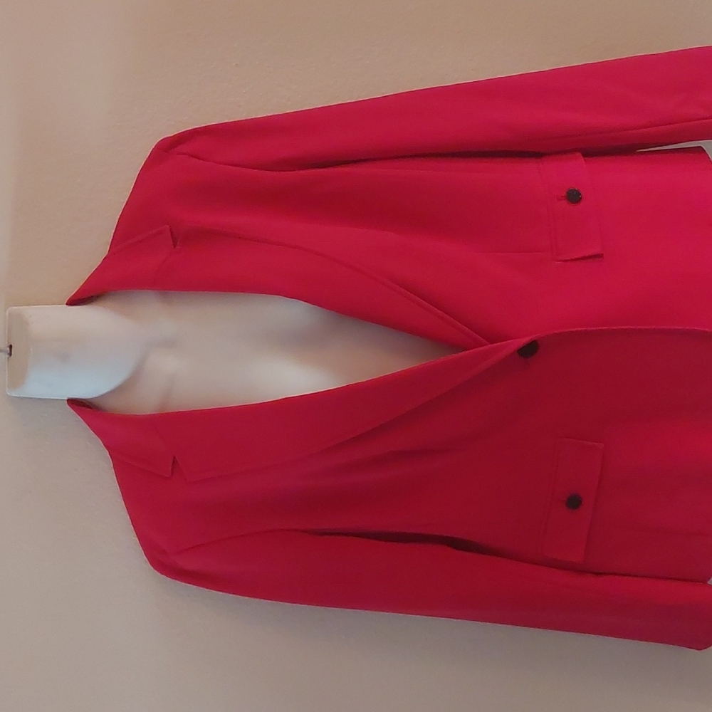 Nine West Red Jacket Size Large